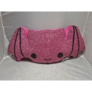 Sparkles Home Halloween Pink Bat Rhinestone Pillow NWT Pink Halloween Decor Rare